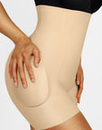 Angelina - High-waisted Butt Lifter With Removable Hip Pads - Bella Fit USSBlack