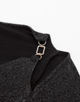 Aziza - The Lumina Drape Silhouette All-in-One Bodysuit