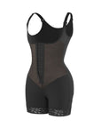 Felicia Short Powernet® - Core Sculpt Open Bust Shaping Bodysuit - Bella Fit USSBlack