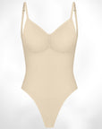 Isabella - Everyday Wear Smooth Bodysuits Low Back - Bella Fit USXS/SBeige