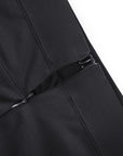 Larisa - Waist Trimming Straight-leg Pants with Built-in Shaping Shorts - Bella Fit USSBlack