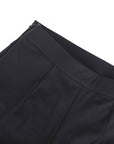Larisa - Waist Trimming Straight-leg Pants with Built-in Shaping Shorts - Bella Fit USSBlack