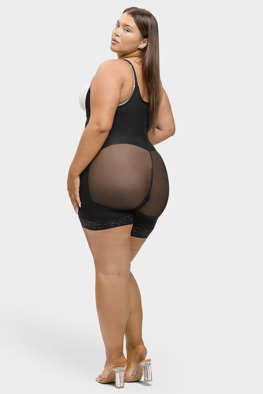 Felicia Short Powernet® - Core Sculpt Open Bust Shaping Bodysuit