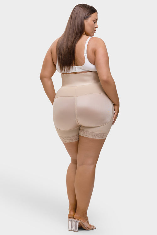 Valentina 2.0 - Boned Sculpt High-Waist BBL Shorts
