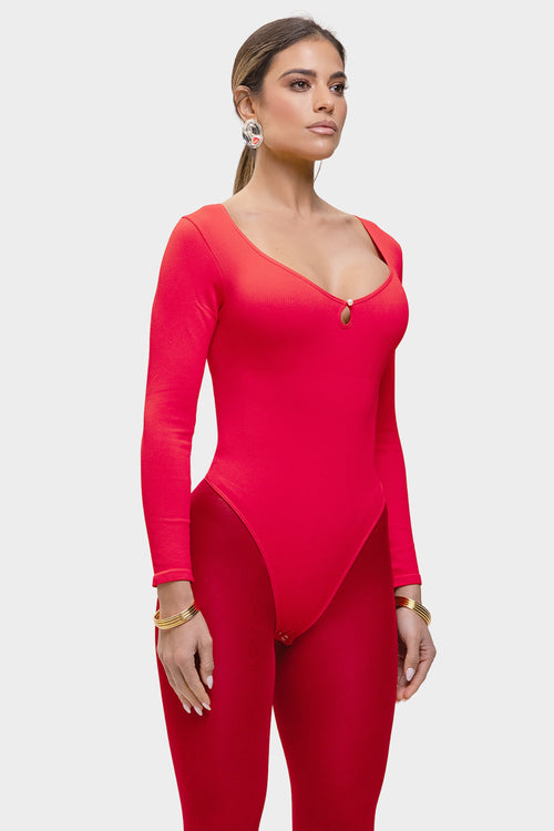 Maya - The Sculpt Knit Muse Seamless Ribbed Contour Bodysuit