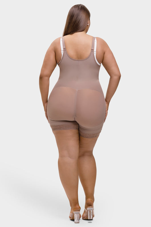 Felicia Short Powernet® - Core Sculpt Open Bust Shaping Bodysuit