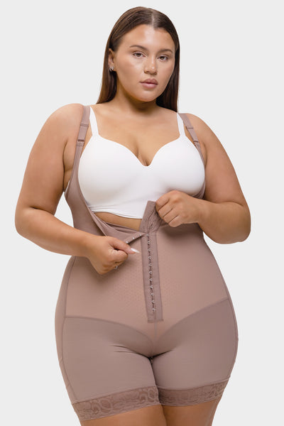 Felicia Short Powernet® - Core Sculpt Open Bust Shaping Bodysuit