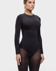 Milena - The Ultra Soft Sculpted Silhouette Seamless Long-Sleeve Bodysuit