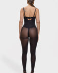 Monica - One-Piece Thong Bodysuit with Underwire, Removable Straps & Abdomen Shaping
