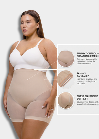 Madison CoreLock™ Anti-Roll Low-Back Tummy Shaper & Butt Lifter
