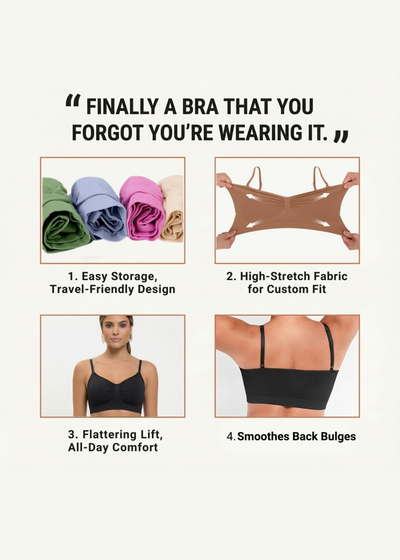 Ashley - Seamless Shaping Bra with Adjustable Shoulder Straps