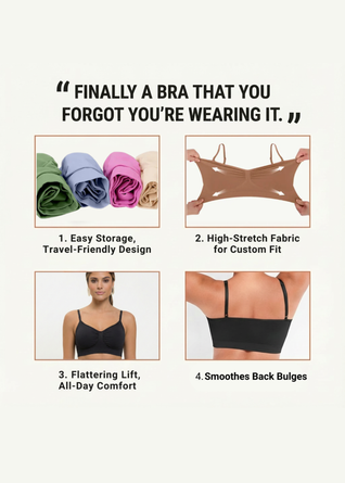 Ashley - Seamless Shaping Bra with Adjustable Shoulder Straps