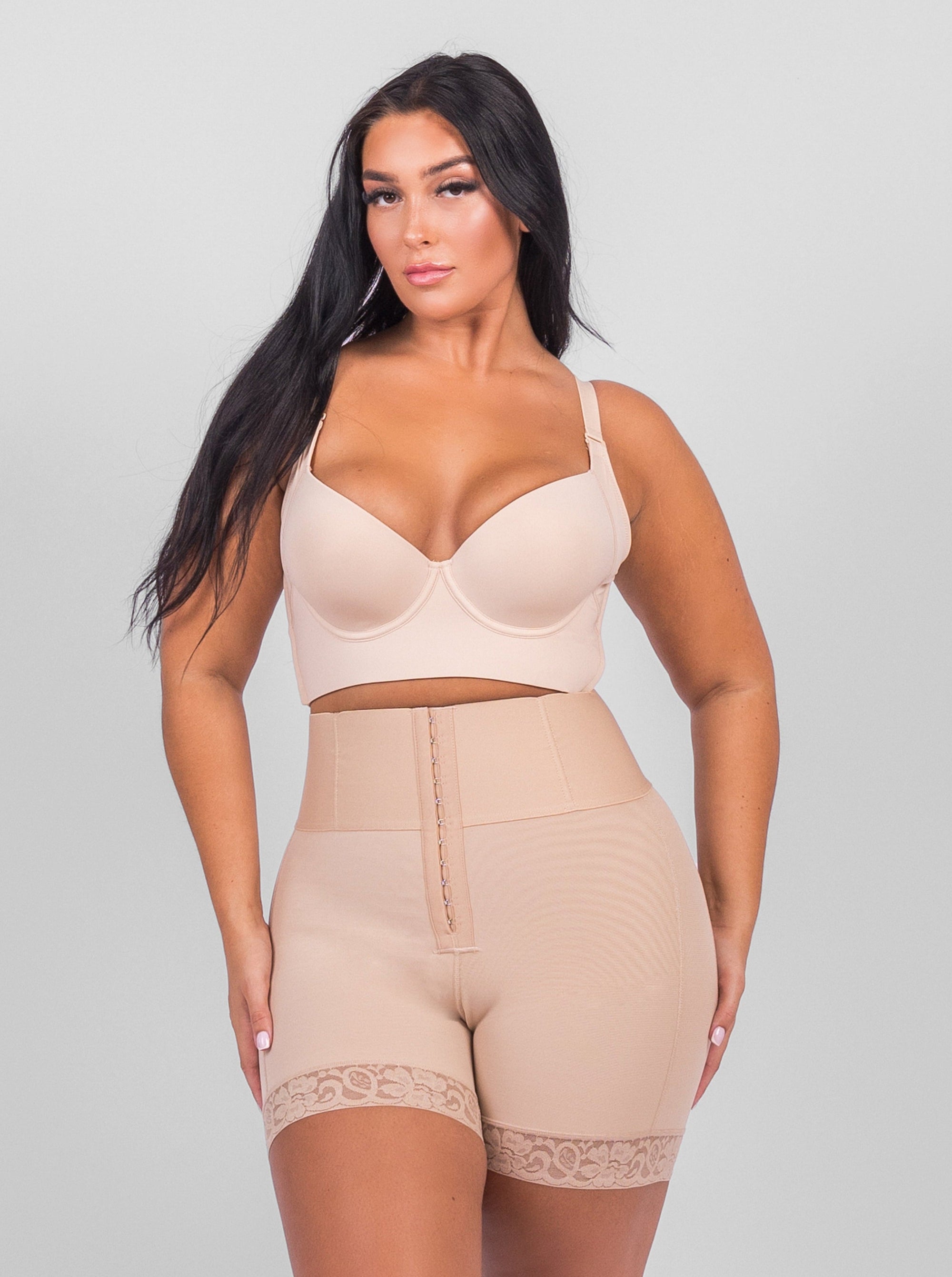 Jennica - BBL Short With 4 Steal Bones - LoveBellaFit