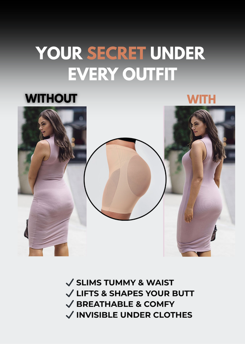 Madison CoreLock™ Anti-Roll Low-Back Tummy Shaper & Butt Lifter