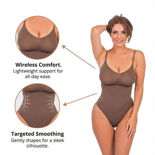 Stefanie Thong - Sculpting Bodysuit Seamless Smoothing Fit