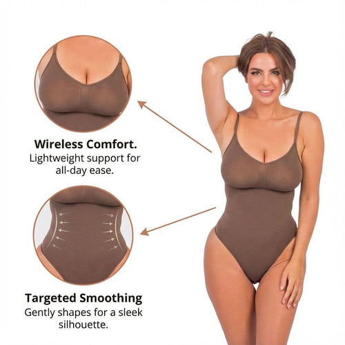 Stefanie Thong - Sculpting Bodysuit Seamless Smoothing Fit