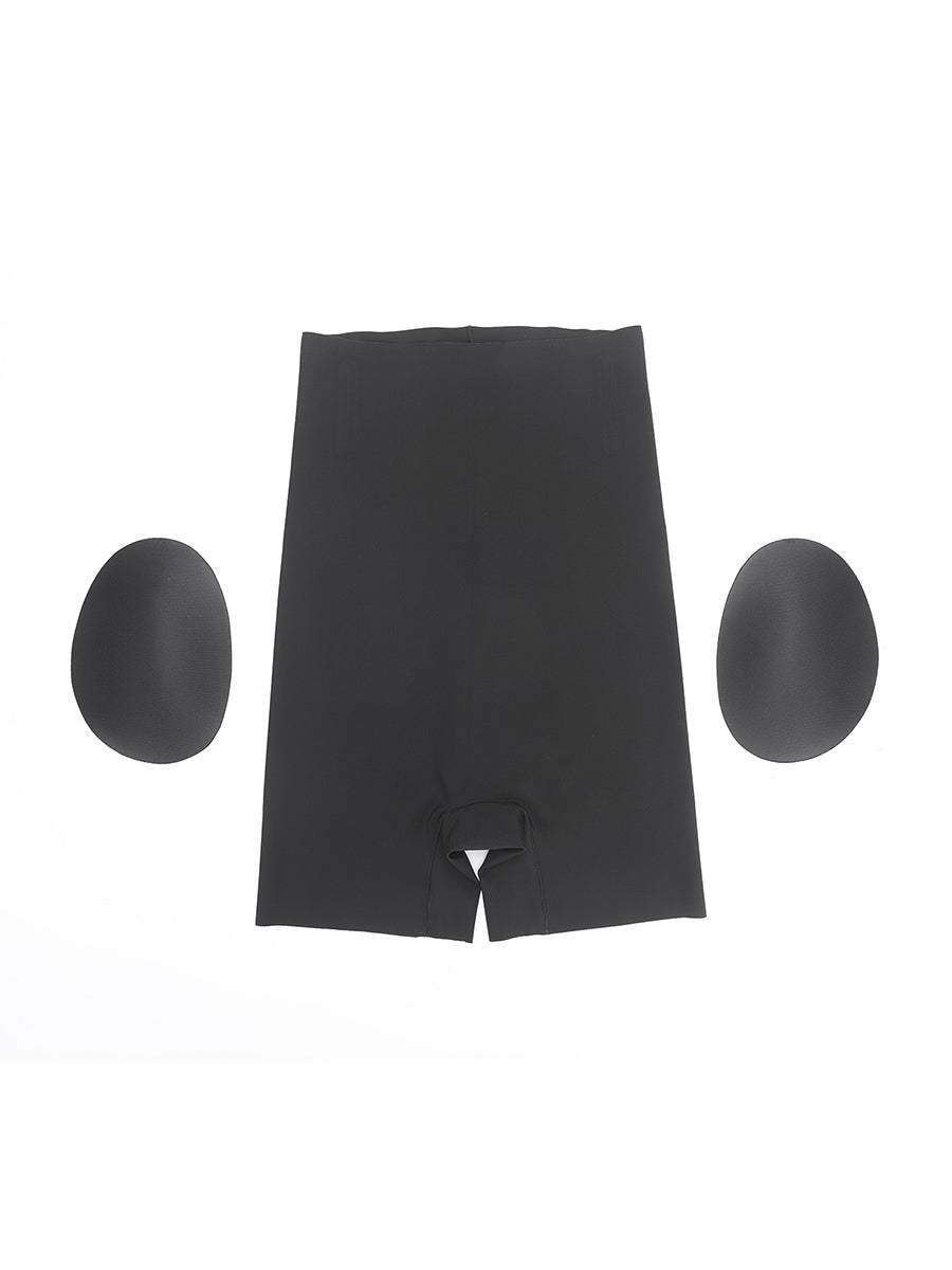 Angelina - High-waisted Butt Lifter With Removable Hip Pads - Bella Fit USSBeige