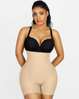 Angelina - High-waisted Butt Lifter With Removable Hip Pads - Bella Fit USSBeige