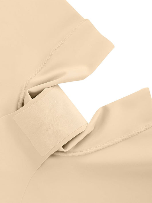 Angelina - High-waisted Butt Lifter With Removable Hip Pads - Bella Fit USSBeige