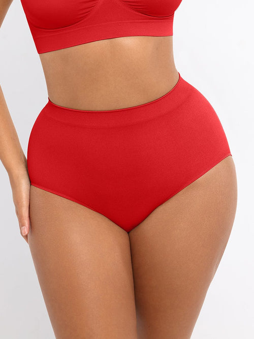 Ashley Brief – Seamless High-Waist Shaping Brief with Tummy Control and Antibacterial Protection