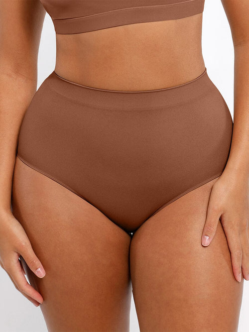 Ashley Brief – Seamless High-Waist Shaping Brief with Tummy Control and Antibacterial Protection