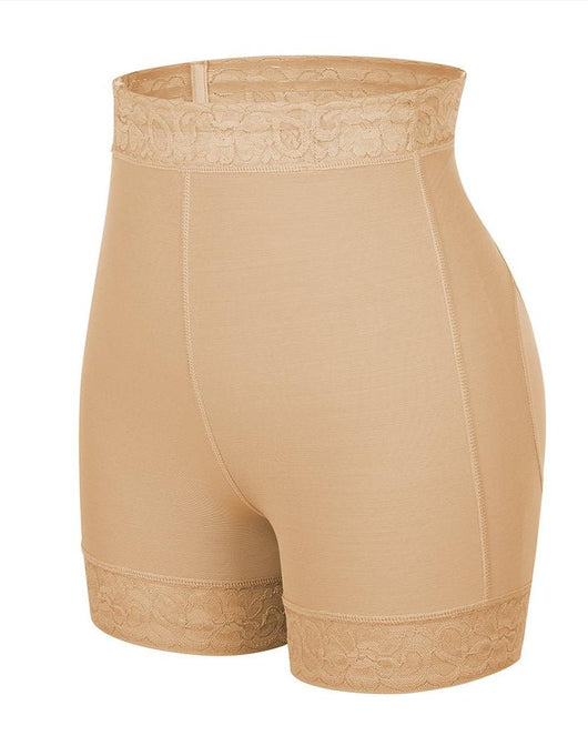 Cindy - High Waist Lace Butt Lifter Tummy Control Panty - Bella Fit USSBlack