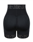 Cindy - High Waist Lace Butt Lifter Tummy Control Panty - Bella Fit USSBlack