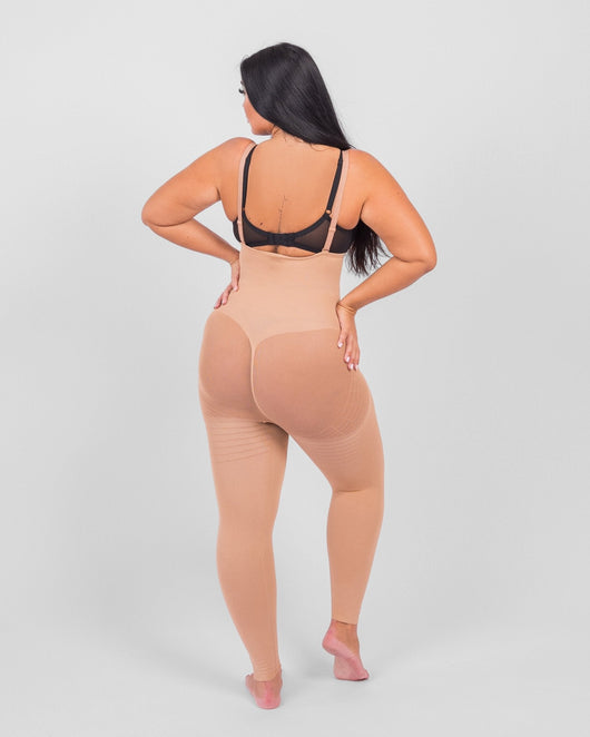 Dhalia - Seamless Power Mesh Body Shaper - Bella Fit USXS/SBlack