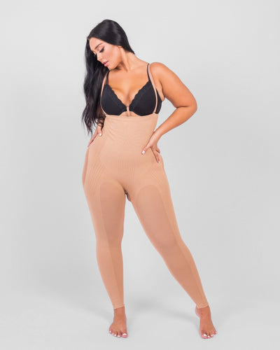Dhalia - Seamless Power Mesh Body Shaper - Bella Fit USXS/SBlack
