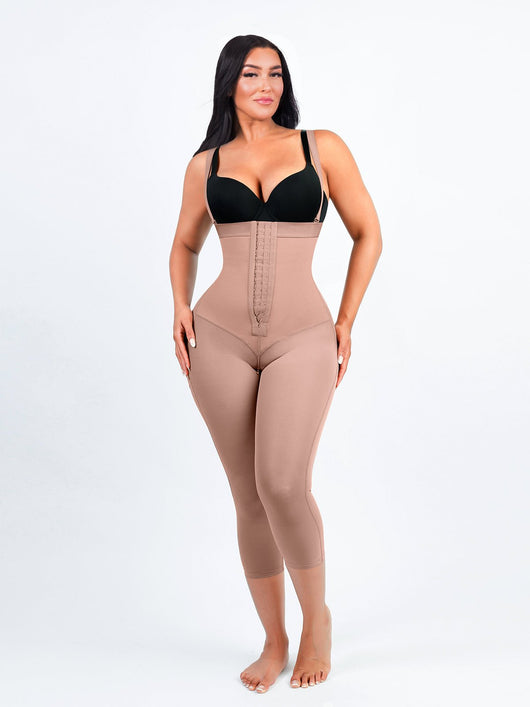 Felicia Long Powernet® - Core Sculpt 7/8 Length Body Shaper - Bella Fit USSBeige