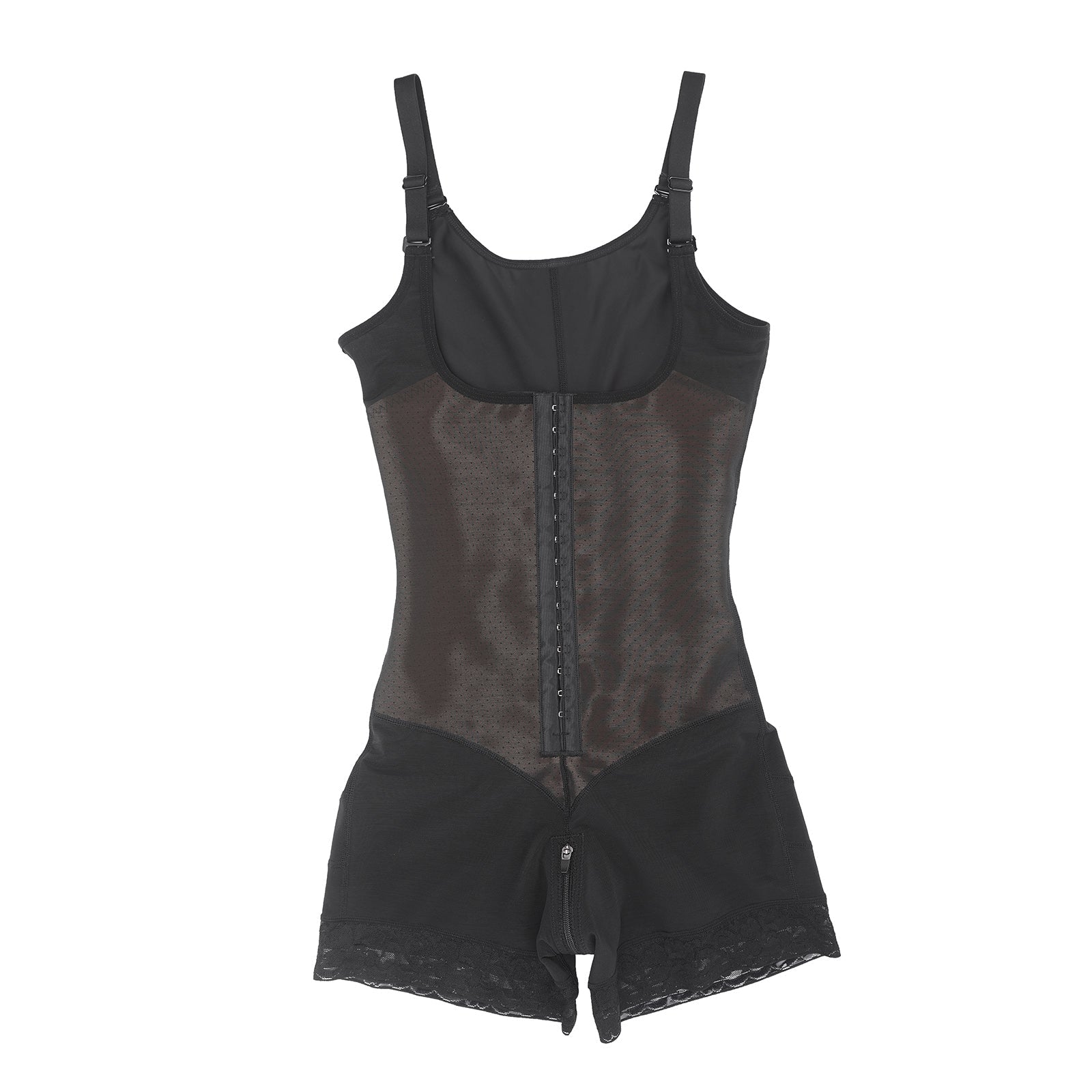 Felicia Short Powernet® - Core Sculpt Open Bust Shaping Bodysuit - Bella Fit USSBlack