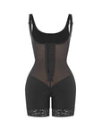 Felicia Short Powernet® - Core Sculpt Open Bust Shaping Bodysuit - Bella Fit USSBlack