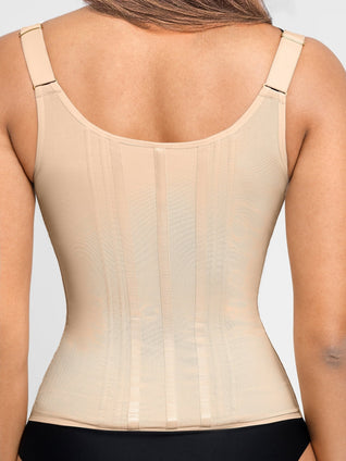 Gabriella -  15 Steel Bone U-shaped Chest Support Waist Trainer Vest