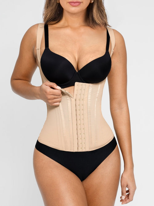 Gabriella -  15 Steel Bone U-shaped Chest Support Waist Trainer Vest