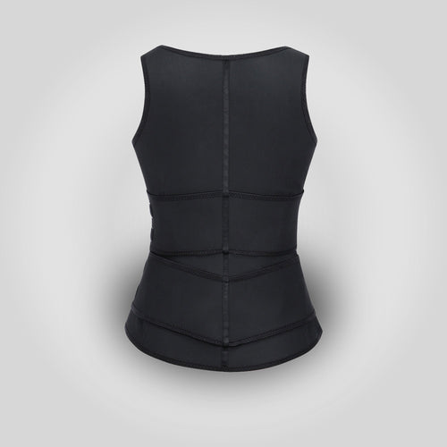 Grace - Double Belt Latex Waist Trainer Vest