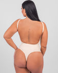 Isabella - Everyday Wear Smooth Bodysuits Low Back - Bella Fit USXS/SBeige