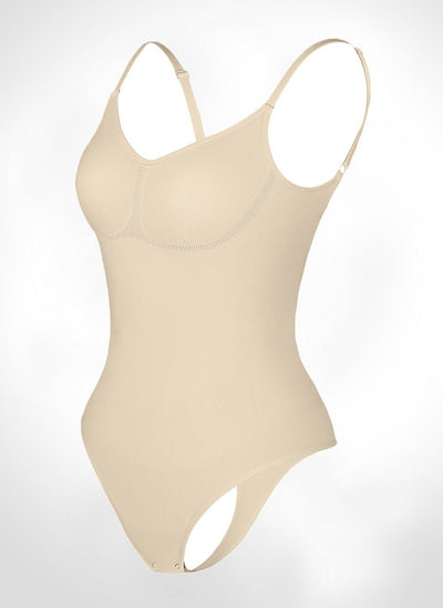 Isabella - Everyday Wear Smooth Bodysuits Low Back - Bella Fit USXS/SBeige
