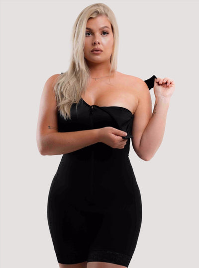 Jennifer - Full Coverage Sculpting Bodysuit Shaper - Bella Fit USSBlack