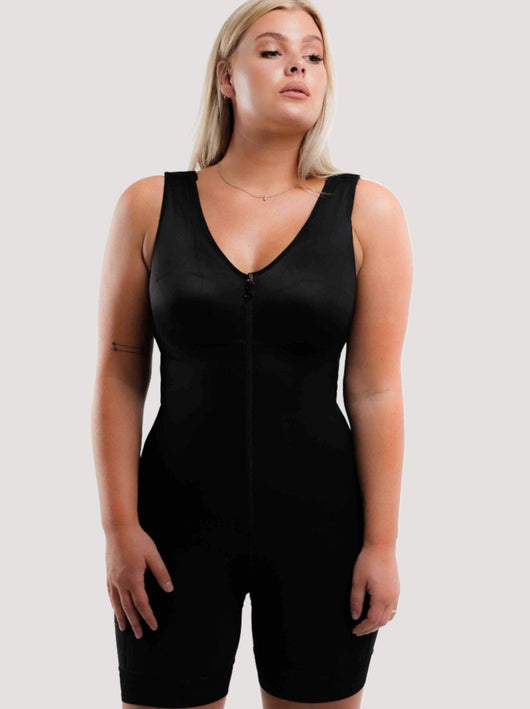Jennifer - Full Coverage Sculpting Bodysuit Shaper - Bella Fit USSBlack