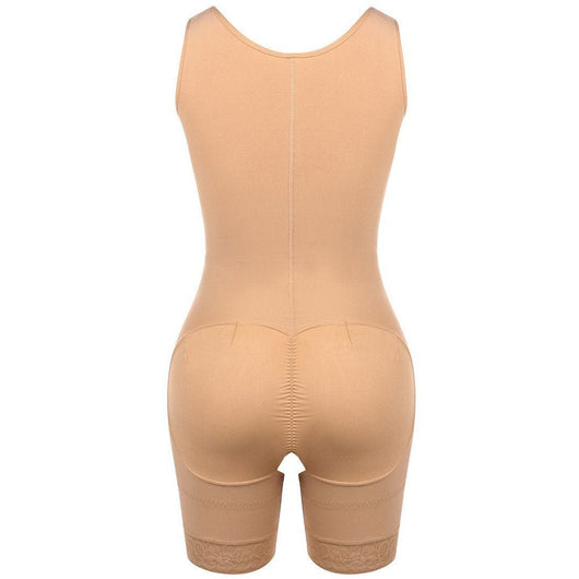 Jennifer - Full Coverage Sculpting Bodysuit Shaper - Bella Fit USSBeige