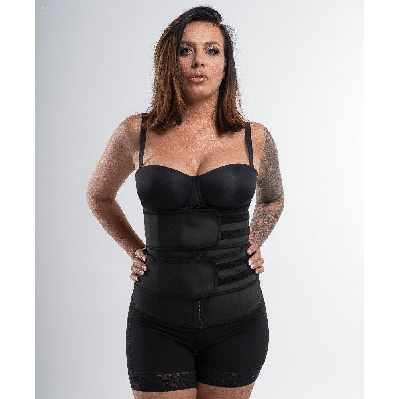 Julia - Double Belt Latex Waist Trainer - Bella Fit USXS
