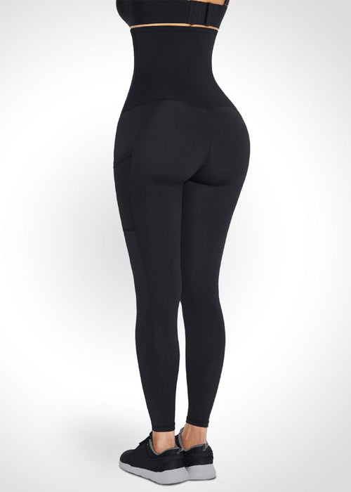 Kim - Legging with Extra High Waist and Double Pockets