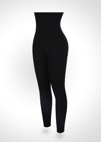 Kim - Legging with Extra High Waist and Double Pockets - Bella Fit USS