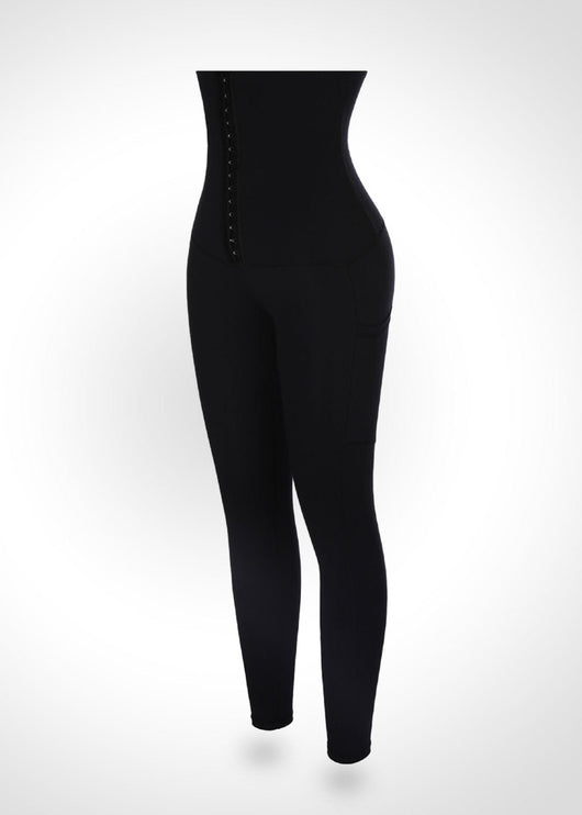 Kim - Legging with Extra High Waist and Double Pockets - Bella Fit USS