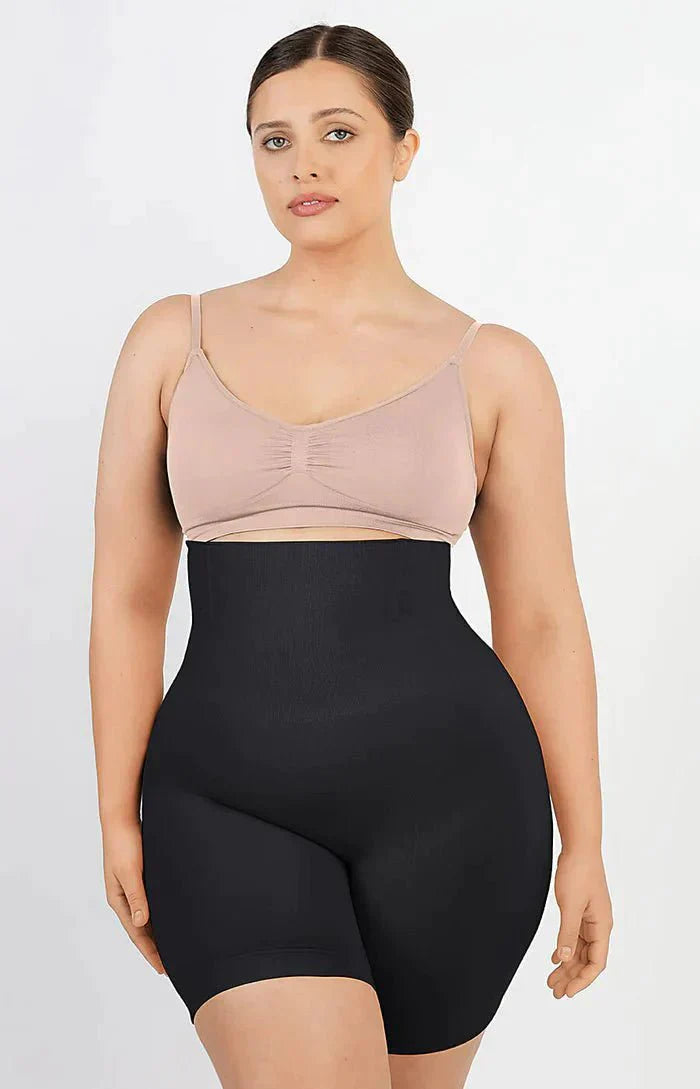 Leonie - High Waist Sculpting Shorts - Bella Fit USBlackXS/S