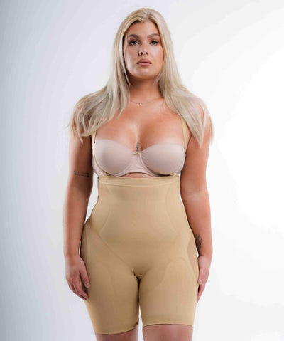 Linda - Full Body Shaper High Compression - Bella Fit USXS/SBeige