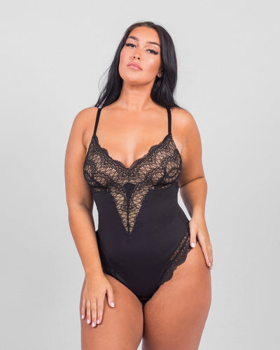 Luisa - Sexy Lace Bodysuit Shaping Lingerie - Bella Fit USS