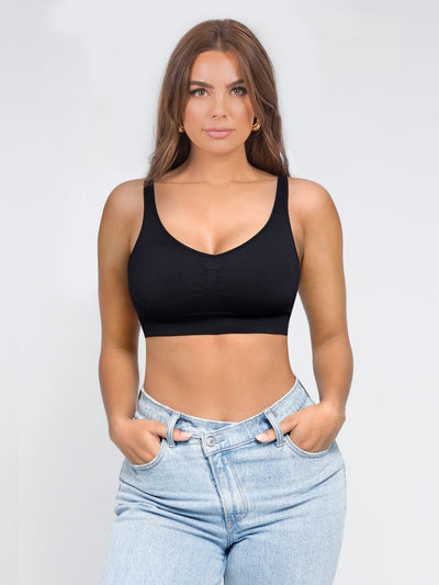 Lynn - Seamless Magic Back Eraser Bra - Bella Fit USBlackS
