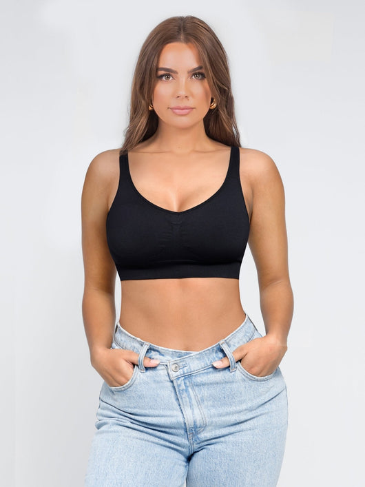Lynn - Seamless Magic Back Eraser Bra - Bella Fit USBlackS