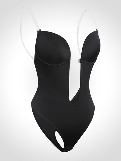 Madeline - Shapewear Bodysuit Backless - U-Shape - Bella Fit USBlackS